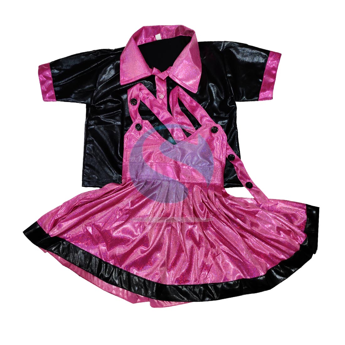 KAKU FANCY DRESSES Western Dance Dress Skirt Top Costume Set  -Magenta-Silver, 3-4 Years, for Girls Kids Costume Wear Price in India -  Buy KAKU FANCY DRESSES Western Dance Dress Skirt Top Costume