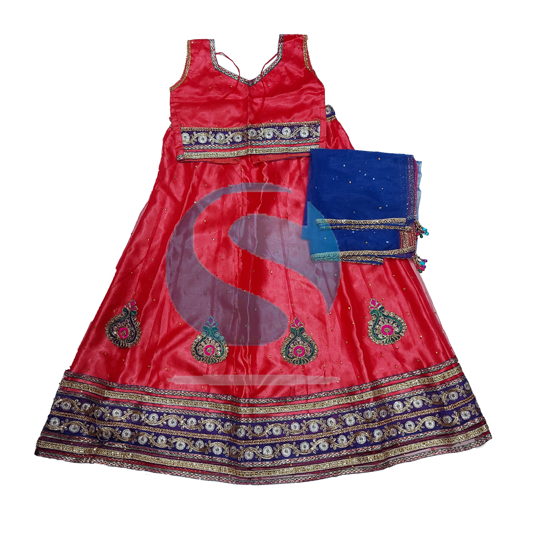 Radha Krishna 18 Inch Dress - For Yugal Jodi Idol of Height 2.5 Feet