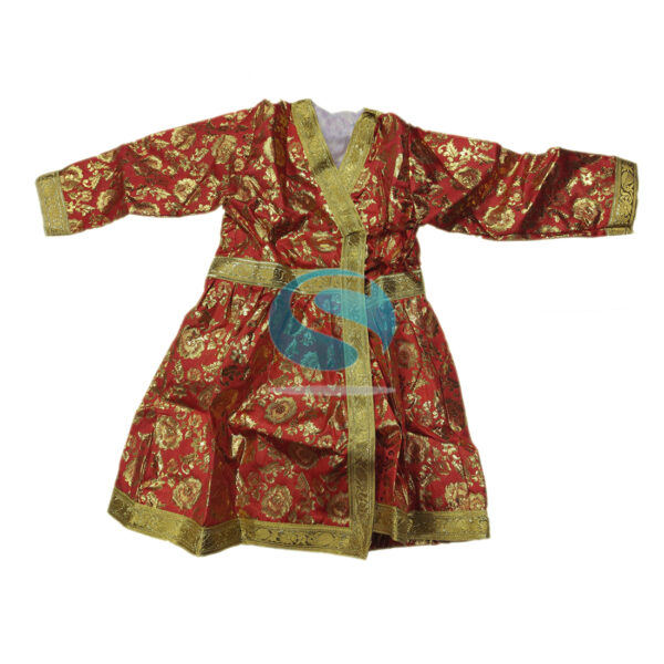 Indian Historical Kings Kids Fancy Dress Costume (Golden & Red) for Boys-30627